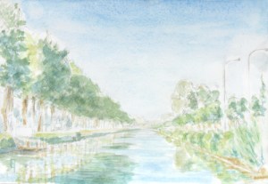 Dammevaart_watercolor