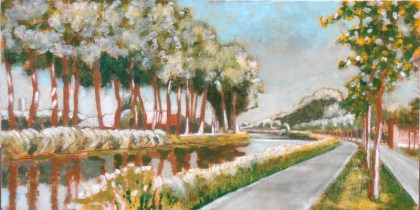 Snow on the Damse Vaart...