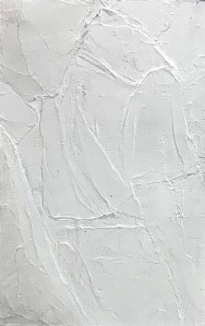 A Piece of Me #10, acrylic sculpting gel on panel