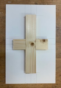 How the panels looked from the backside.