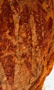 Cave painting from Jar Island - at least 30,000 years old, if not more.