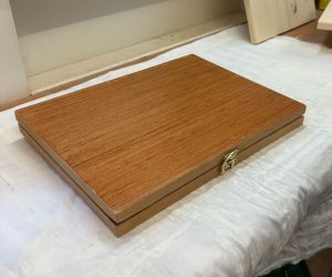 Pochade box for watercolors version I. 10 3/4 x 13 3/4"